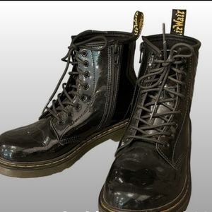 Dr. Martens Lace up Boots Black Patent leather